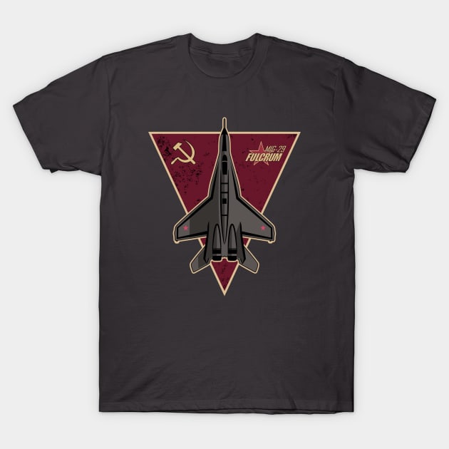 Mig-29 Fulcrum T-Shirt by TCP